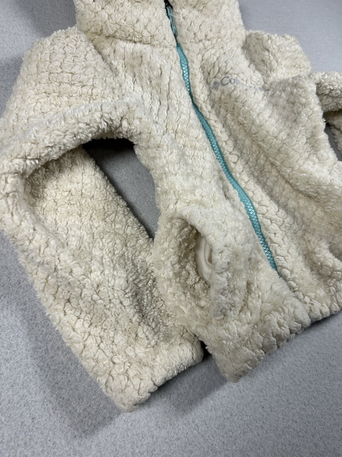 Columbia Toddler Girls Fireside Sherpa Fuzzy Soft Fleece Jacket Size XXS (4-5)