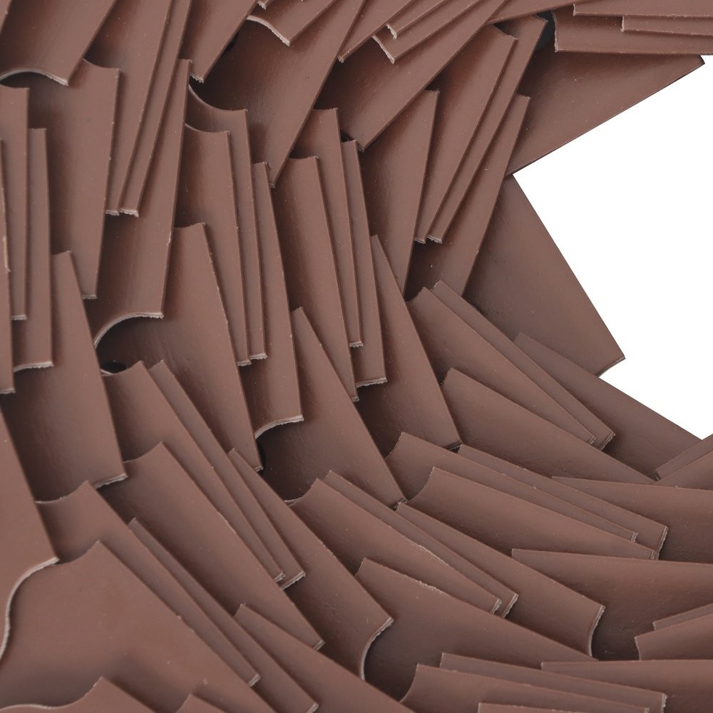 66FT 4” No Dig Lawn Border L-shaped Brown Garden Edging Kit W/ 60 Spike Plastic