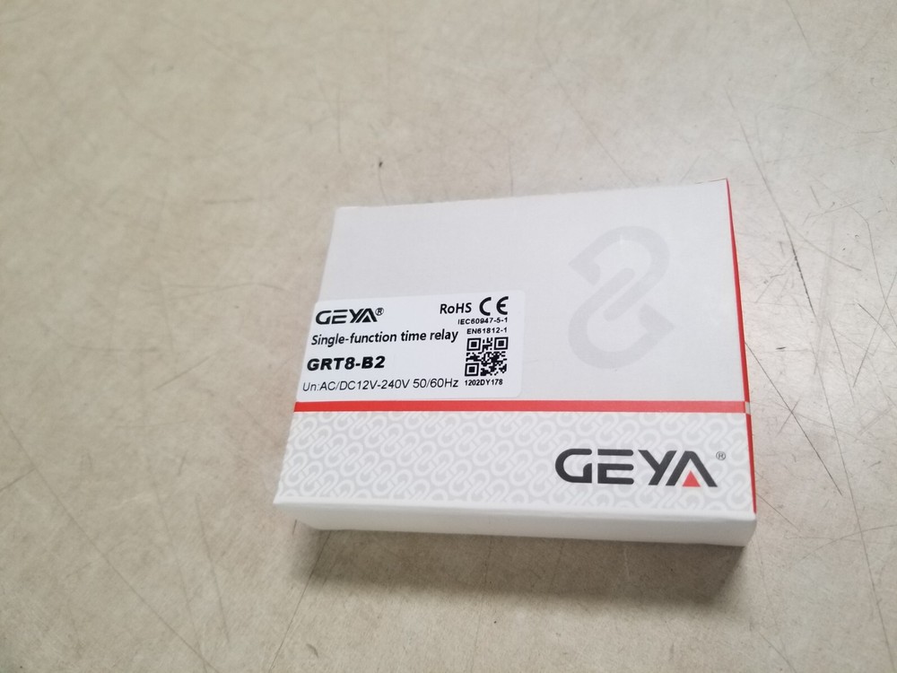 GEYA GRT8-B Delay Off Single Function Time Relay Electronic 2 Outputs