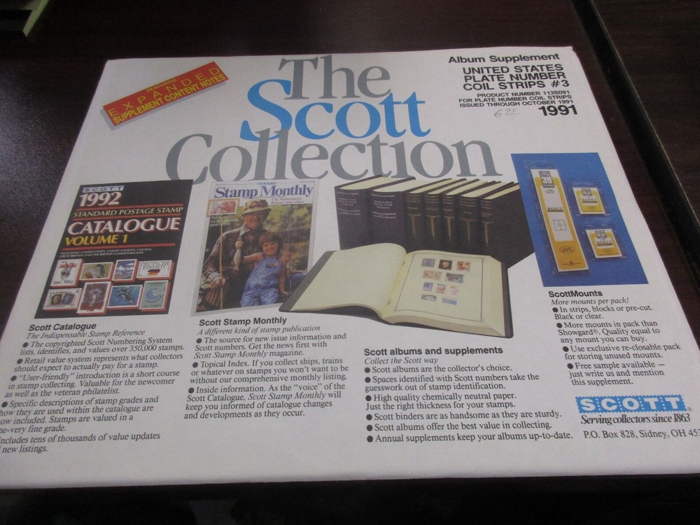 THE SCOTT THE SCOTT COLLECTION  PLATE # COIL STRIPS #2  W/FREE SHIPPING!!