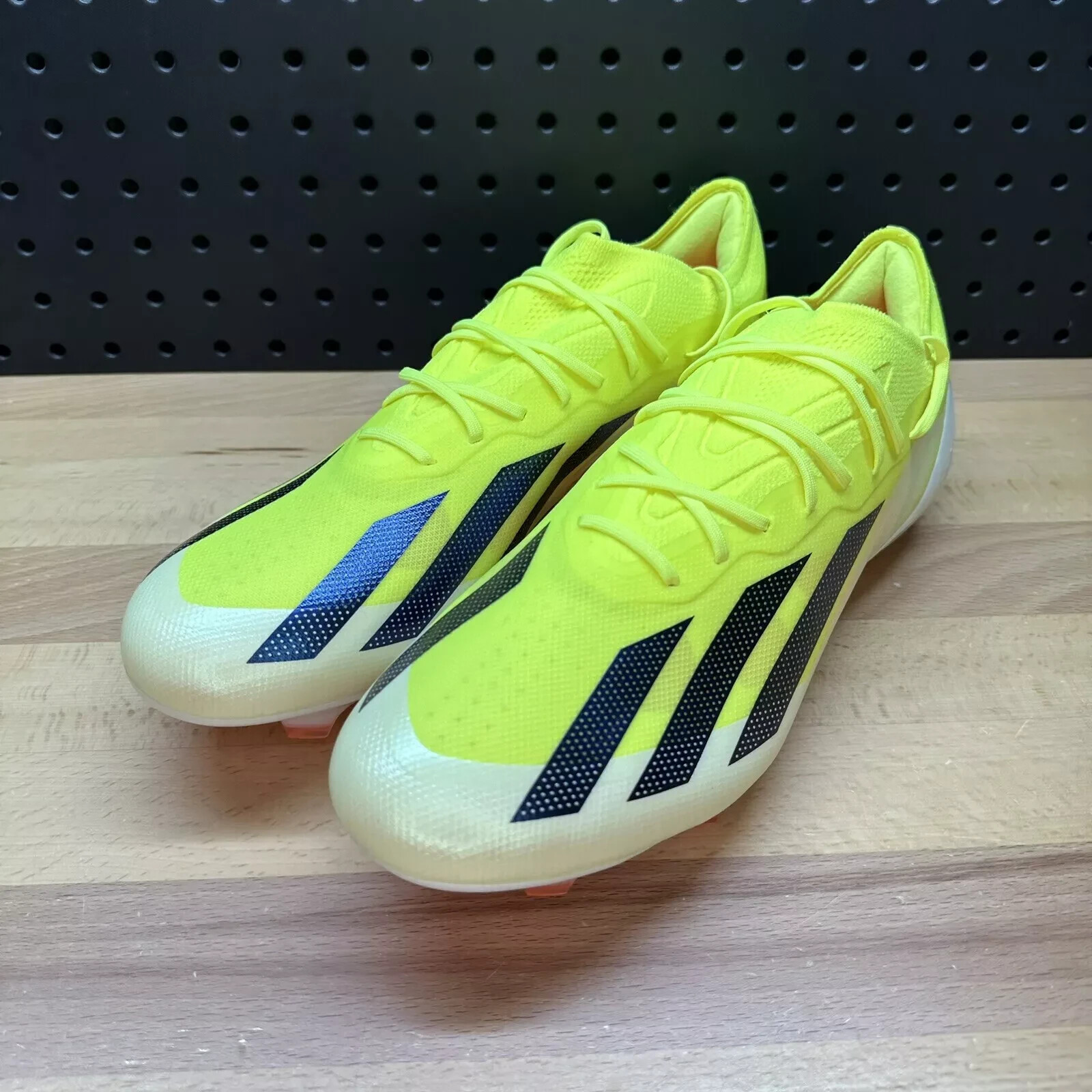 adidas X Crazyfast Elite F Soccer Cleats IE2376 Yellow Men's 7.5 / Women's 8.5