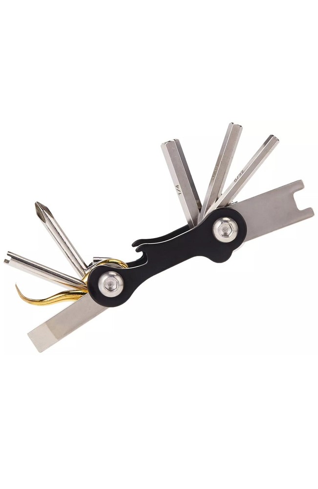 8-in-1 Scuba Diving 2.5" Black Mini Compact Multi Dive Tool