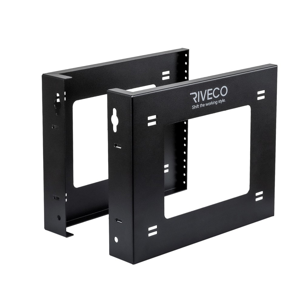 6U Open Frame Rack Wall Mount & Desktop Mount - No Assembly Server Rack for Netw