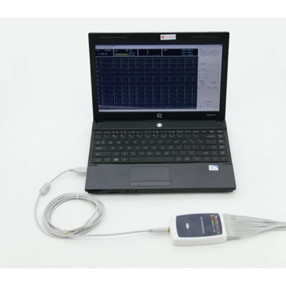 8000G Workstation System, 12 Lead Rest PC Based Portable ECG Machine