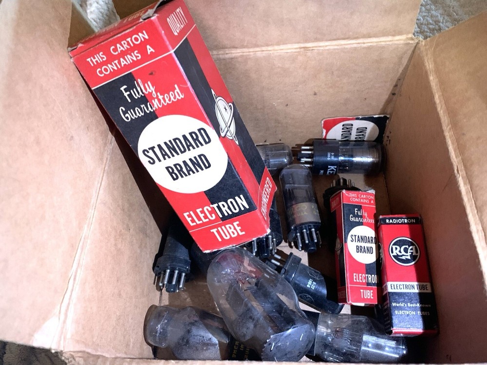 17 Pc LOT Electron Tubes NIB & unboxed Untested Vintage Radiotron