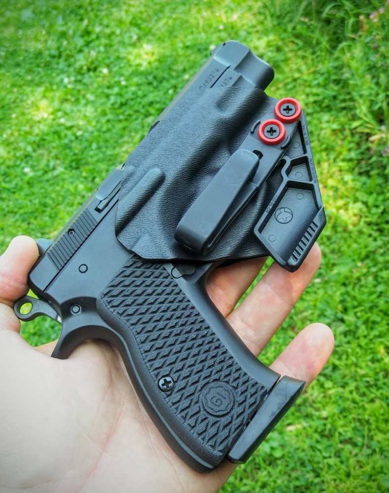 CZ 75 / 75 Compact Minimalist Appendix Carry Holster from LegacyFirearmsCo.com