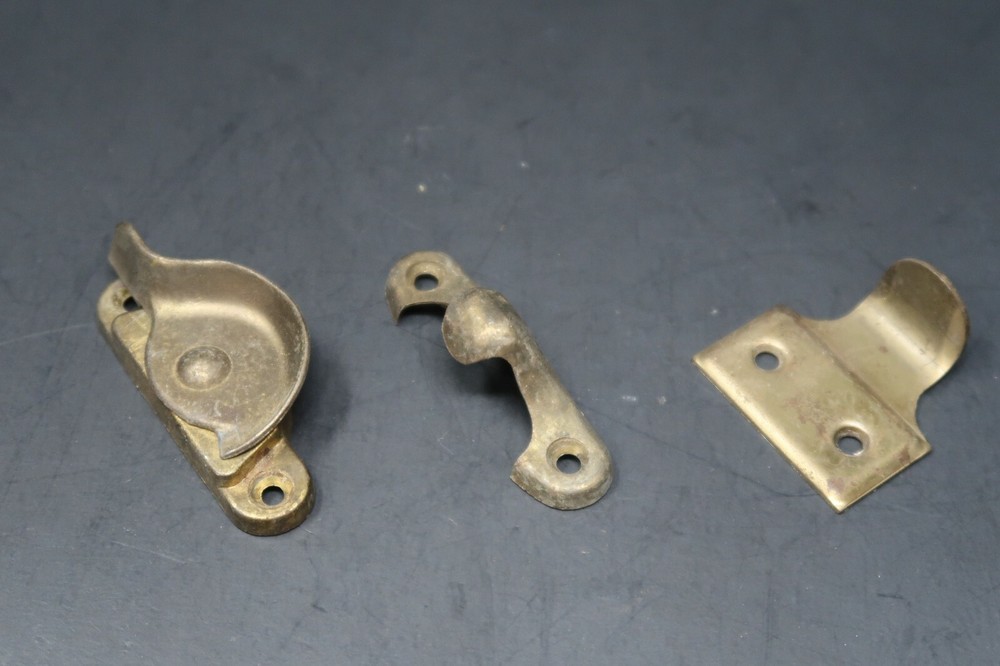 Vintage Window Latch Sash Lock with Lifter (A)