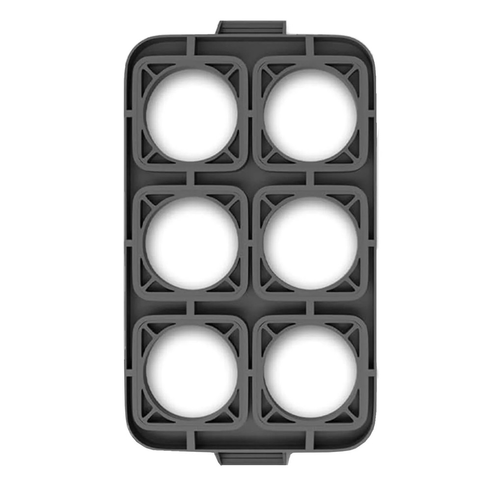 Silicone 6-Ring Removable Egg Mold - Round & Square