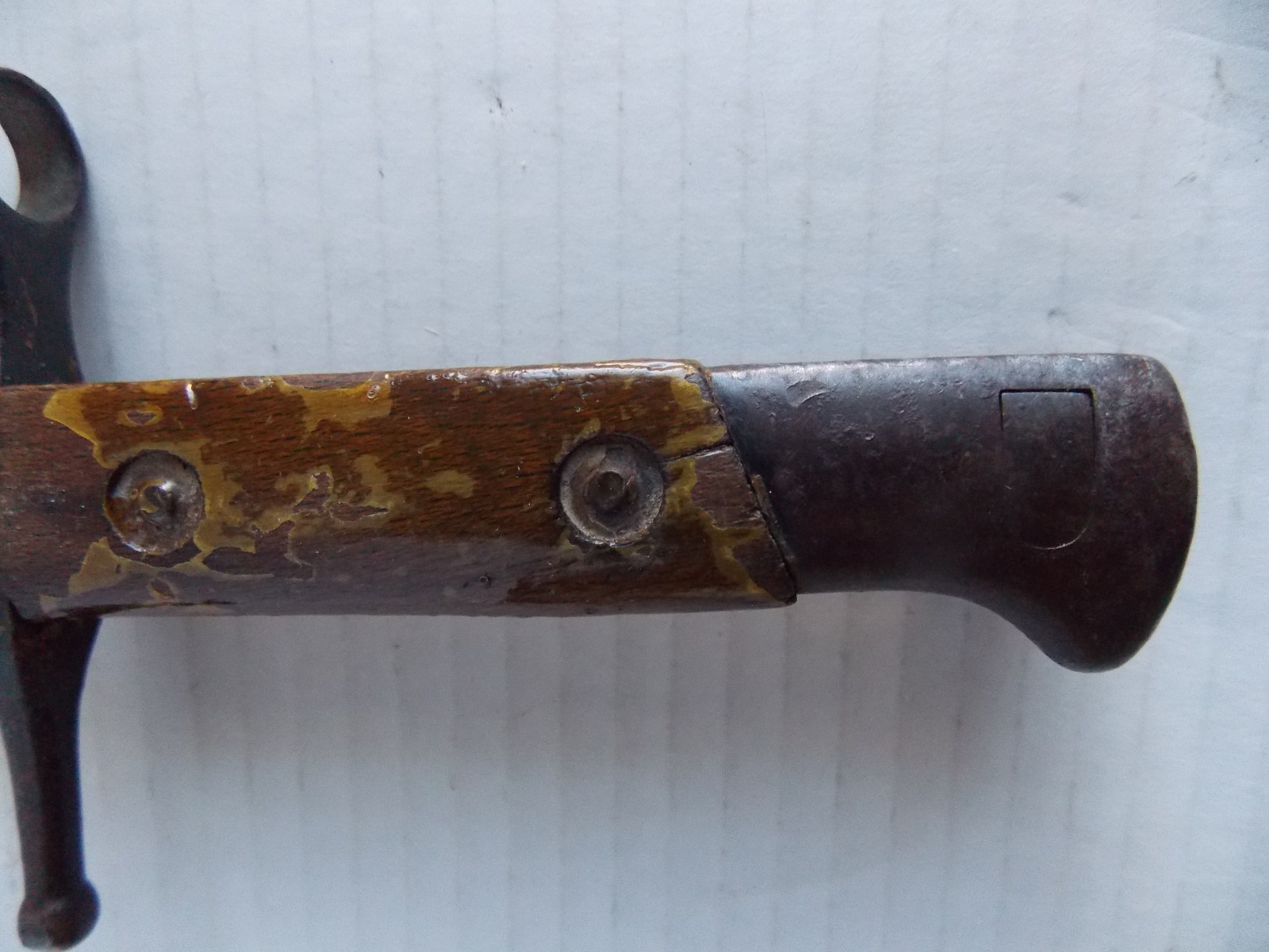 Antique WWI Swiss Army A8512 Bayonet 15 3/4"