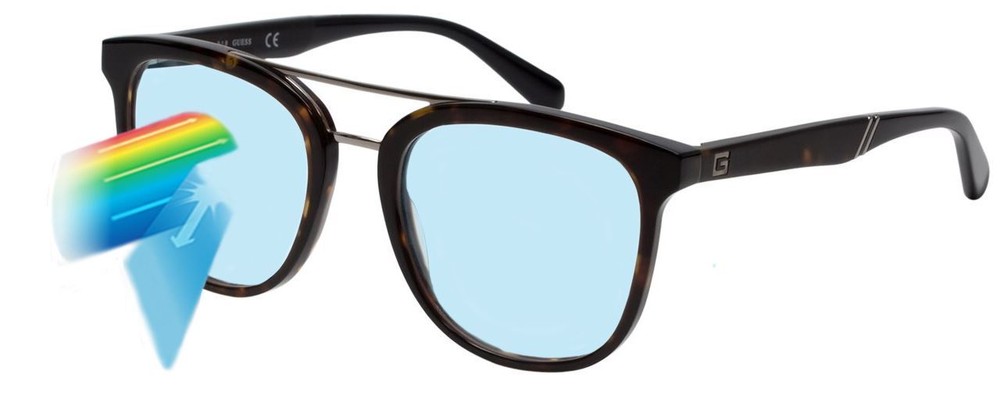 FlexPlus Collection Designer Blue Light Blocking Glasses Model 102 Gunmetal 46mm