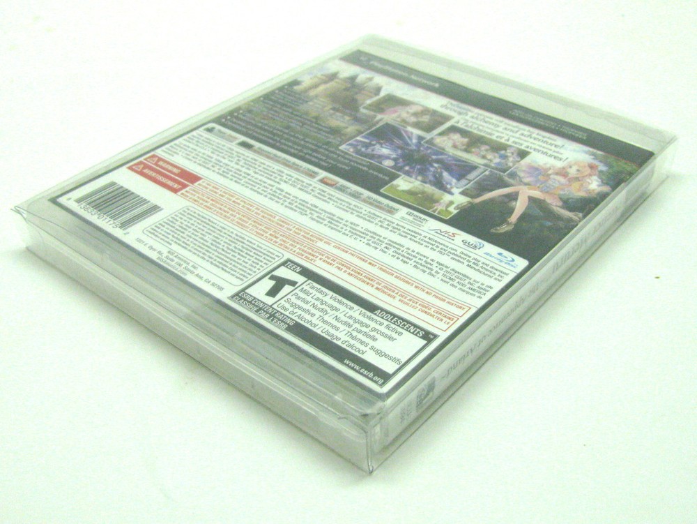 10x SONY PS3 CIB GAME - CLEAR PLASTIC PROTECTIVE BOX PROTECTOR SLEEVE CASE