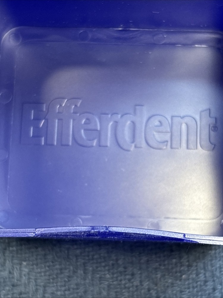 Efferdent Case Denture Cleaning Case Denture Bath With Drain Tray