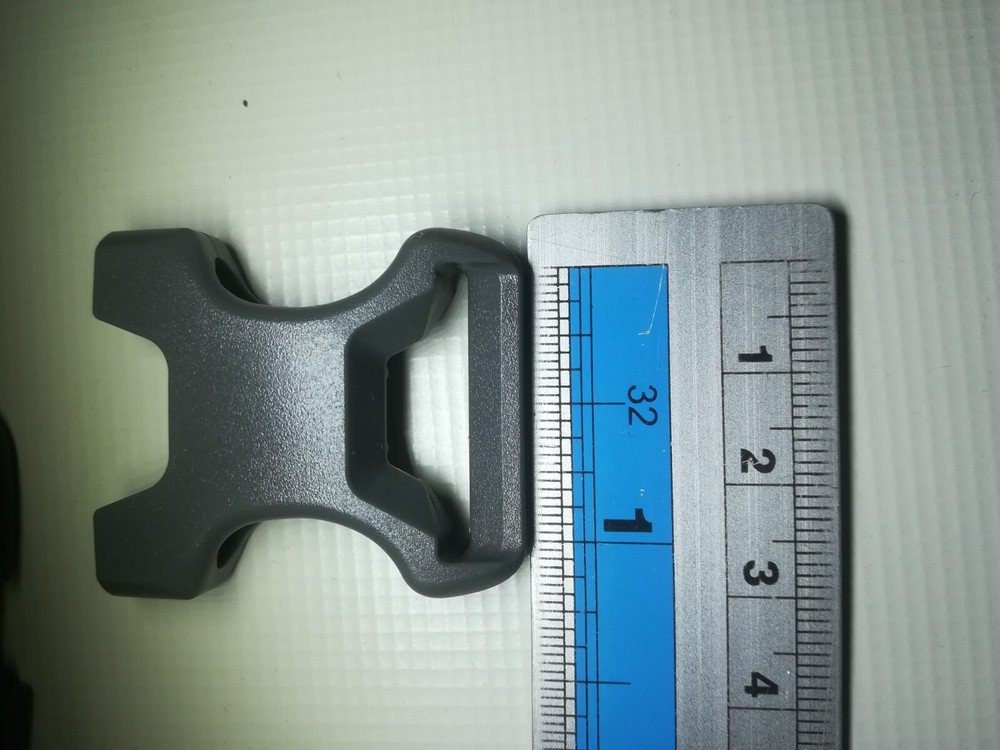 Duraflex xlite mark ii, plastic side release buckles, 1 inch ,single adjustable