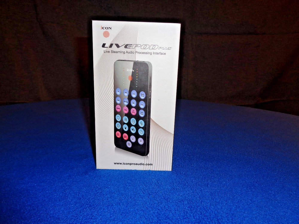Icon Pro Audio LivePod Plus Livestreaming Audio Interface - NEW SEALED