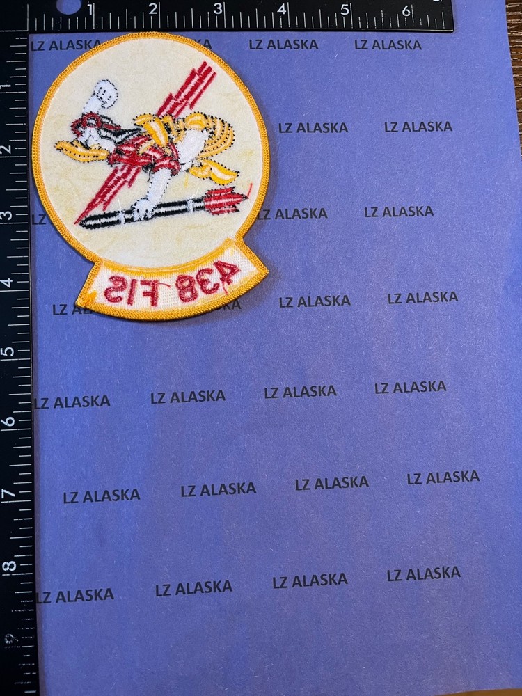 U.S. AIR FORCE 438th FIGHTER INTERCEPTOR SQUADRON FIS PATCH (AFB1)