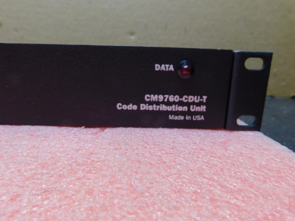PELCO System 9760 Code Distribution Unit -- CM9760-CDU-T -- Quantity Available