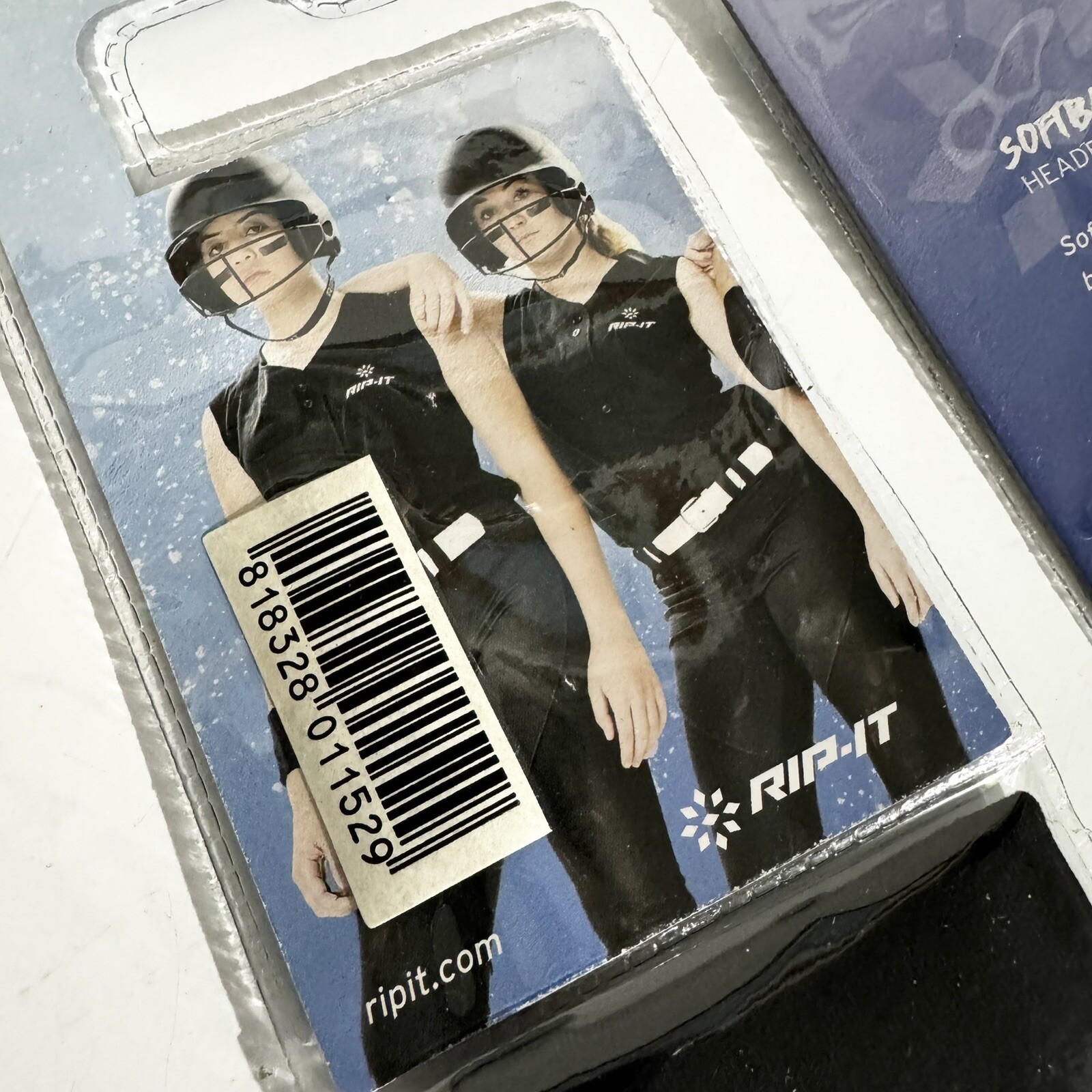 Rip IT Softball Sister Headband Soft Breathable Design Lot of 2 Black & White