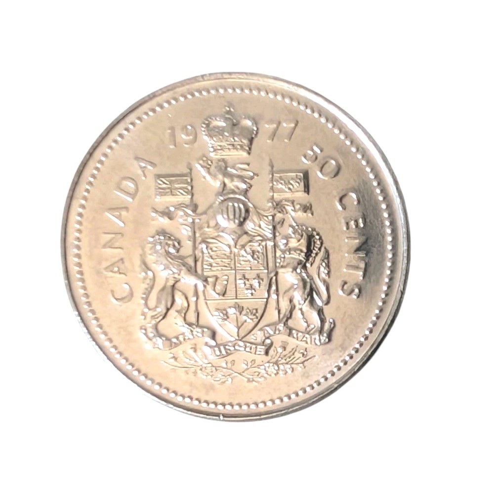 1977 Canada 50 Cent Coin Unc