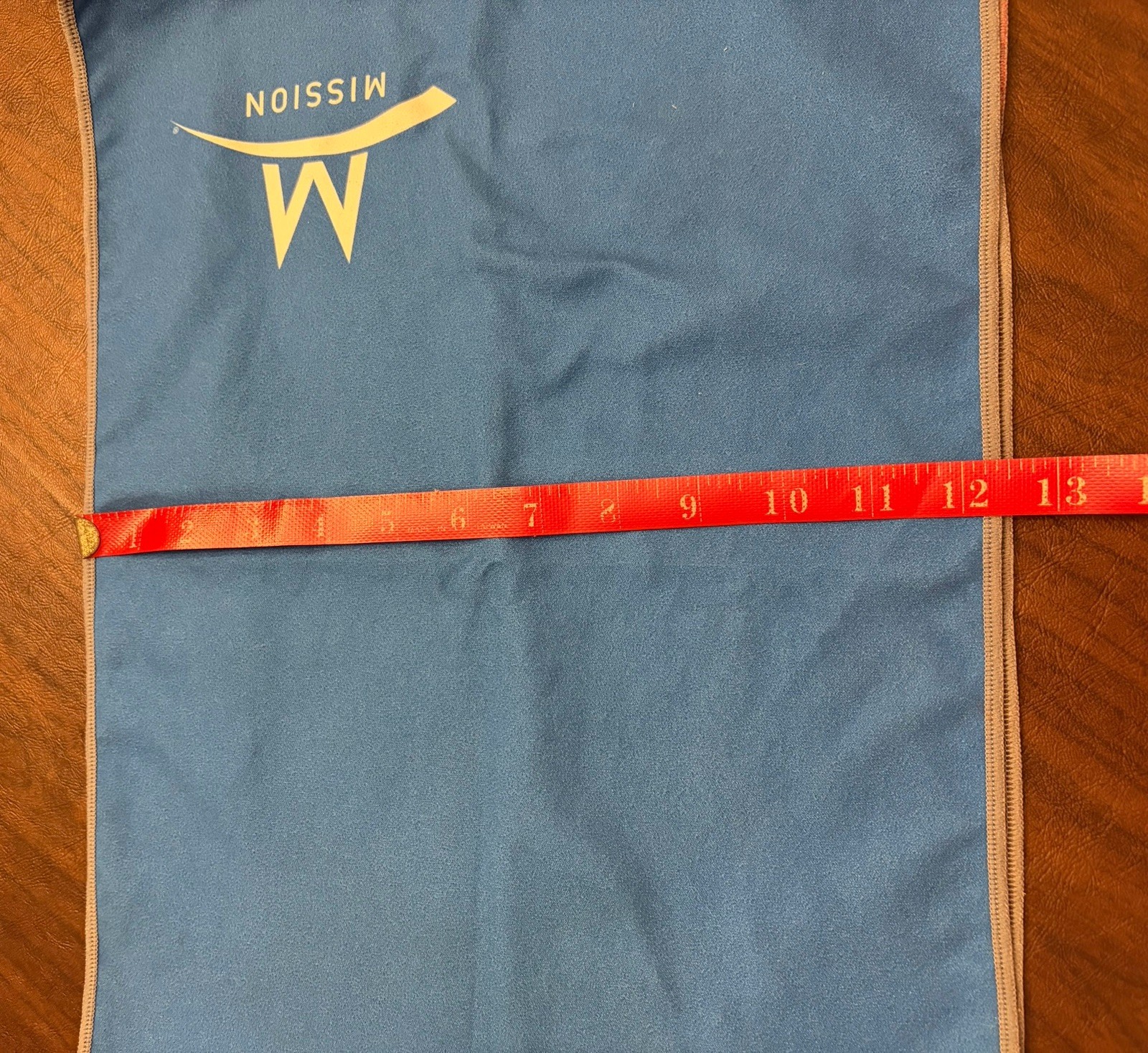 Mission Reusable Cooling Towel Blue 12" x 32” Enduracool Gym Sport Neck Sweat