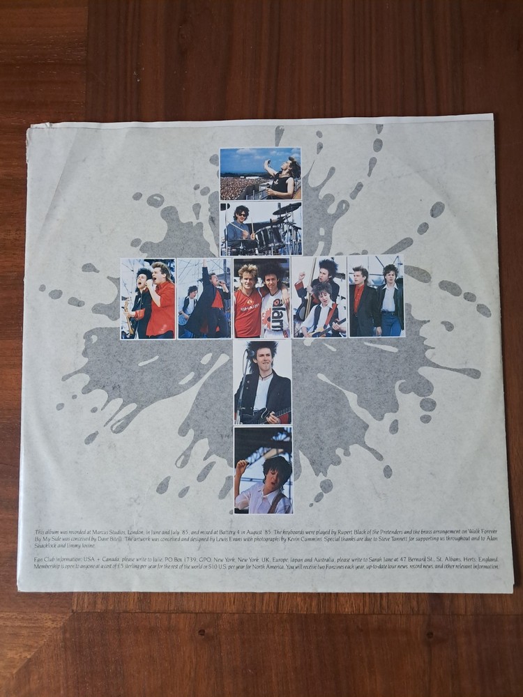 The Alarm Full Band Signed Autographed LP W/Pass and Ticket Boston Vinyl Album