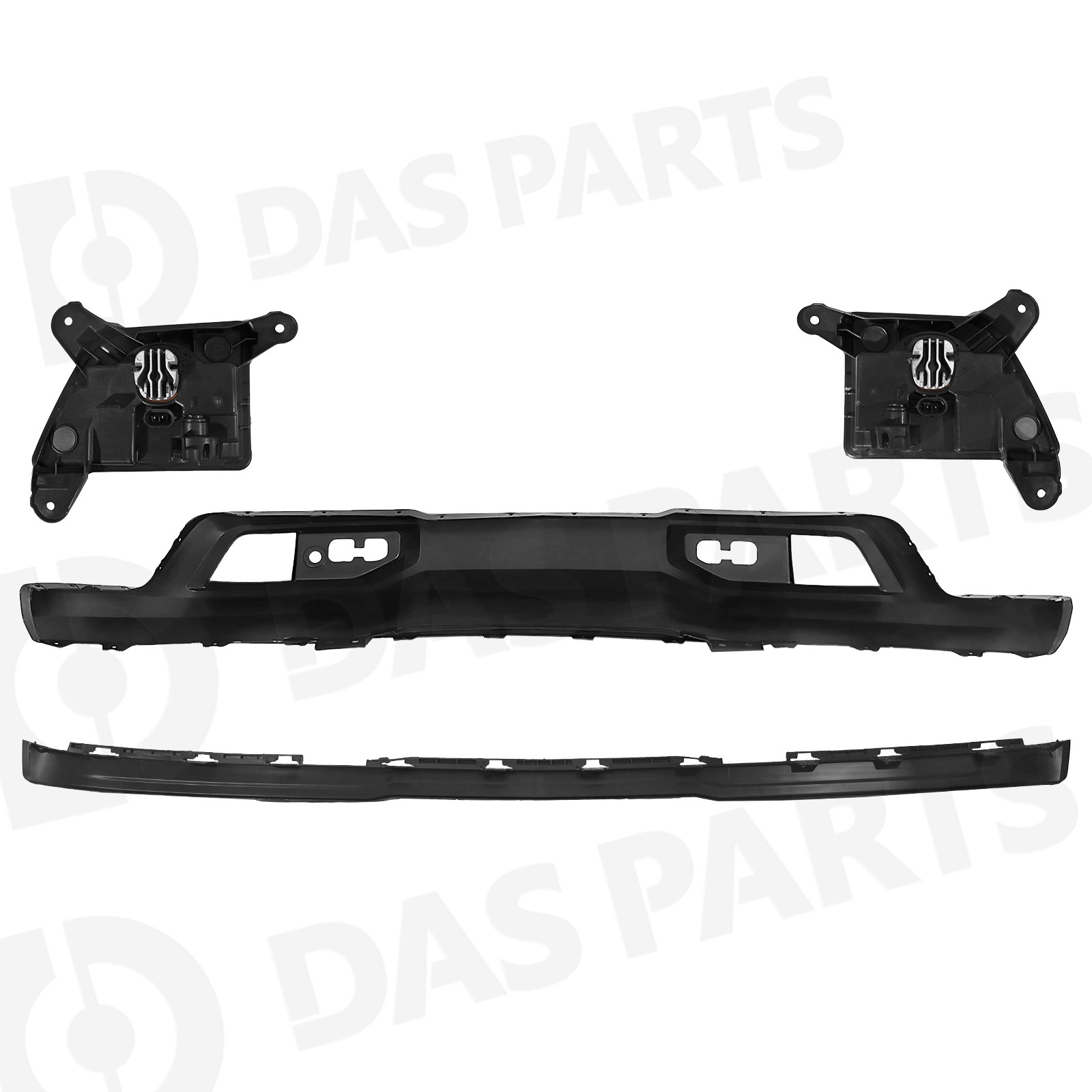 For 2019-2021 Silverado 1500 Front Bumper Cover Lower Valance W/LED Fog Lights