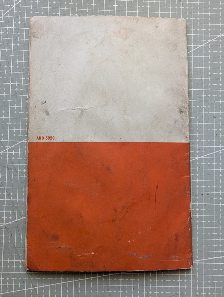 1963 Austin A35 Van Drivers Handbook