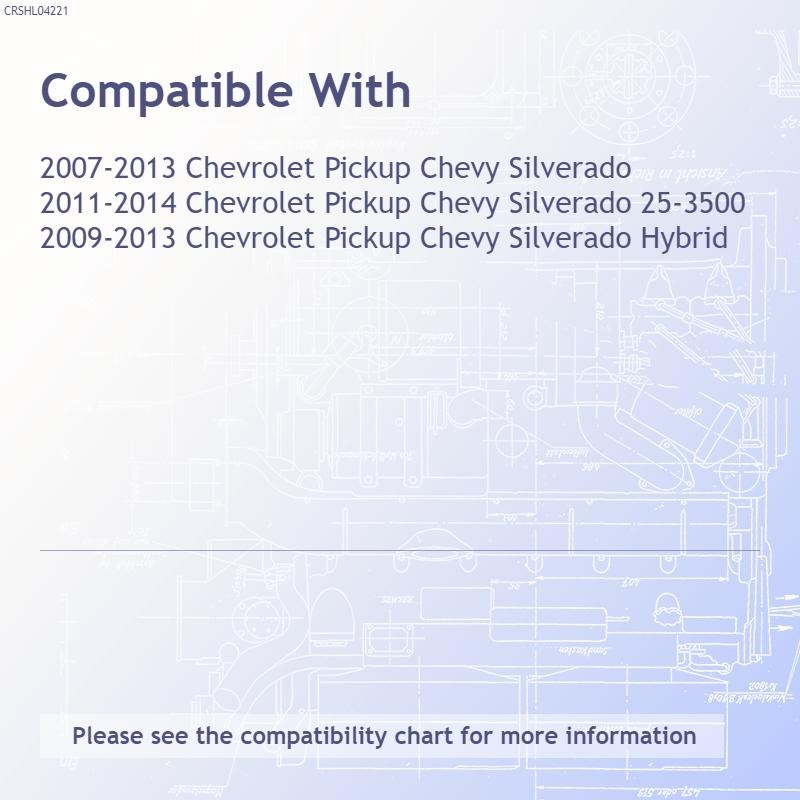 Replacement Polypropylene Driver/Passenger Side Lower Headlight Bracket