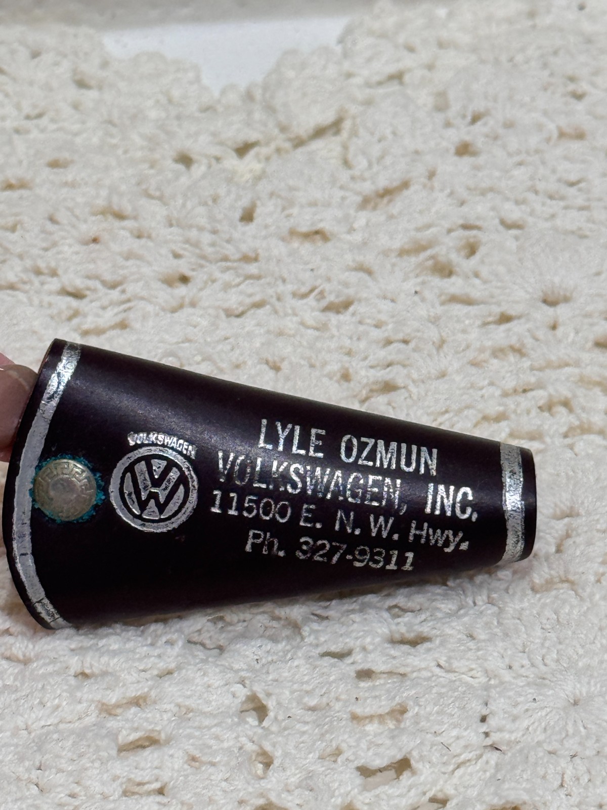 Vintage VW Volkswagen Keys Lot w Dealer Key Pouch AH Key 31K032 Beetle Bug