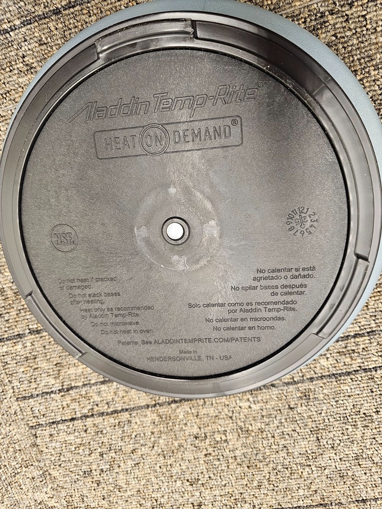 Aladdin Temp-Rite Induction Base Plate Heat On Demand Replacement 9.5"