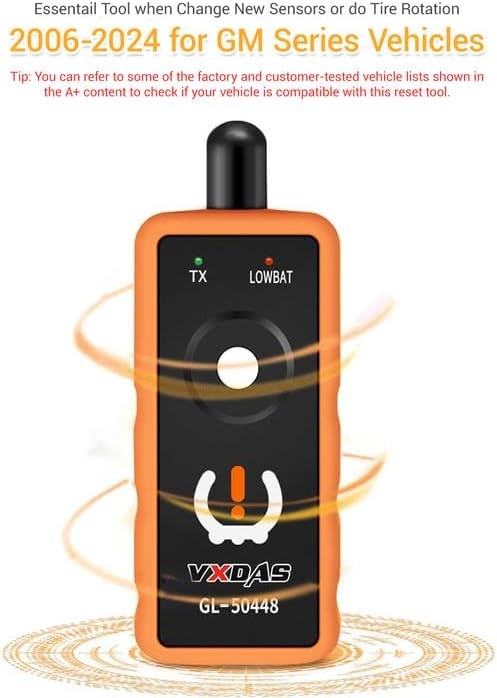 TPMS Relearn Tool Compatible for Tire Pressure Sensor Reset Activation Tool OEC-