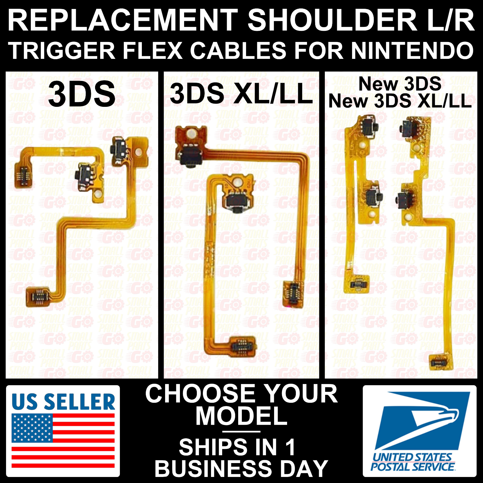 Shoulder Trigger Button Left Right Flex Cable for Nintendo New/3DS/XL/LL Repair