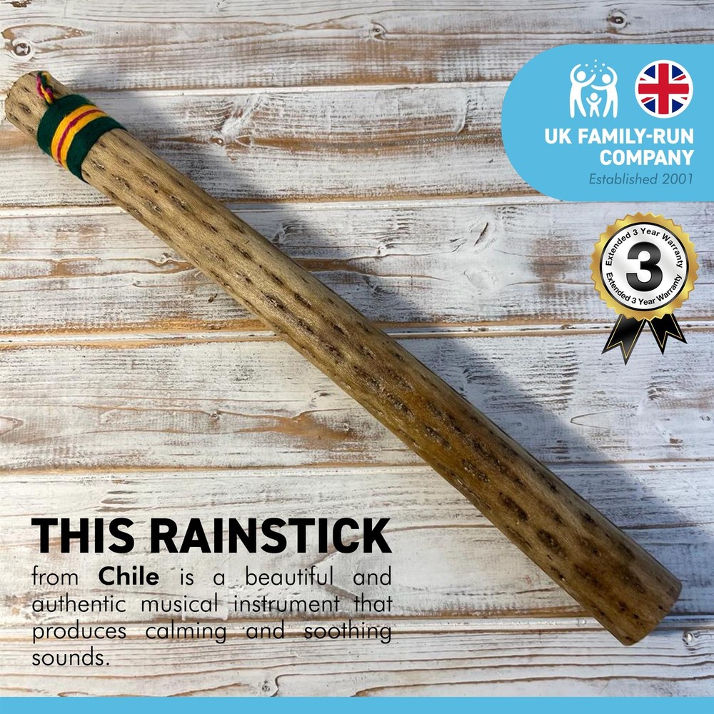 CHILLEAN CACTUS RAINSTICK | Rainmaker | 50 cm Long