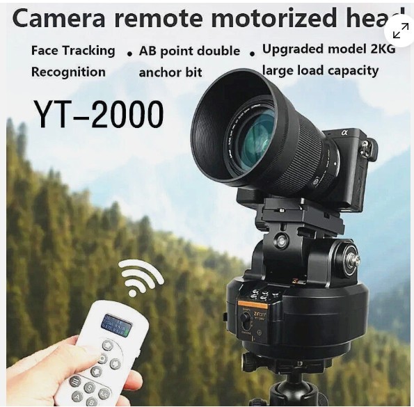 MOTORIZED TRIPOD HEAD WITH REMOTE