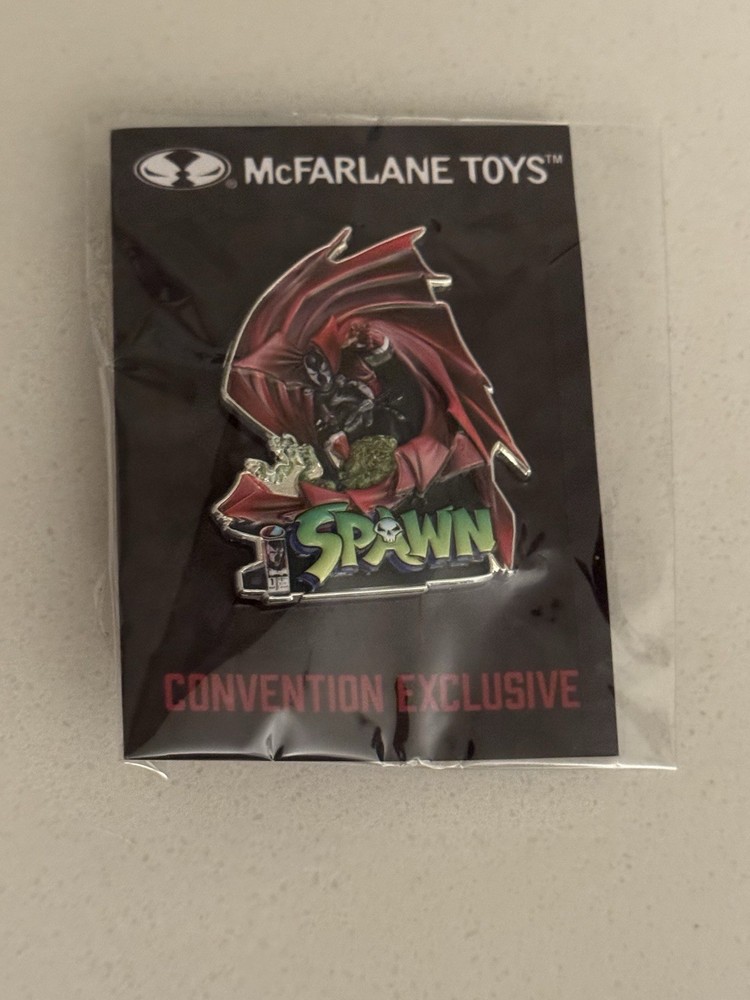 SDCC 2025 Image Comics MCFARLANE SPAWN #1 Exclusive Enamel Pin Set