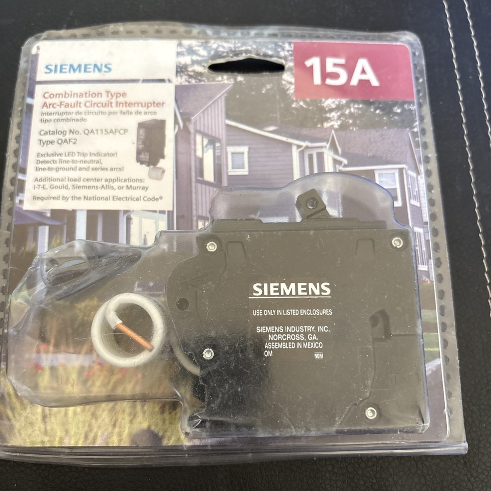 Siemens QA115AFCP Switch- Black 15 Amp.