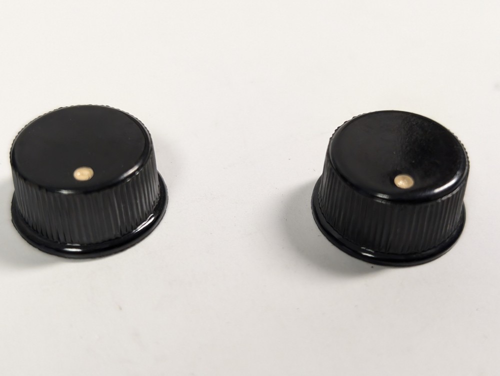 BLACK CONTROL KNOBS (2 PACK)