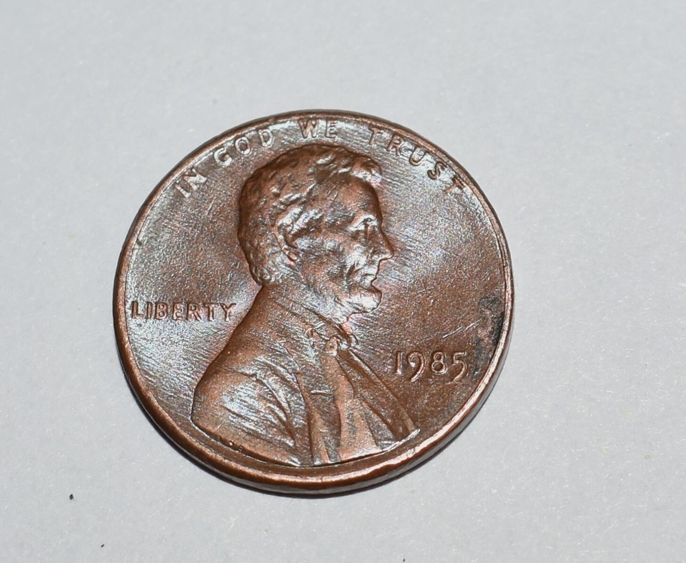 1985 Penny Error Multi Errored No Mint Mark P