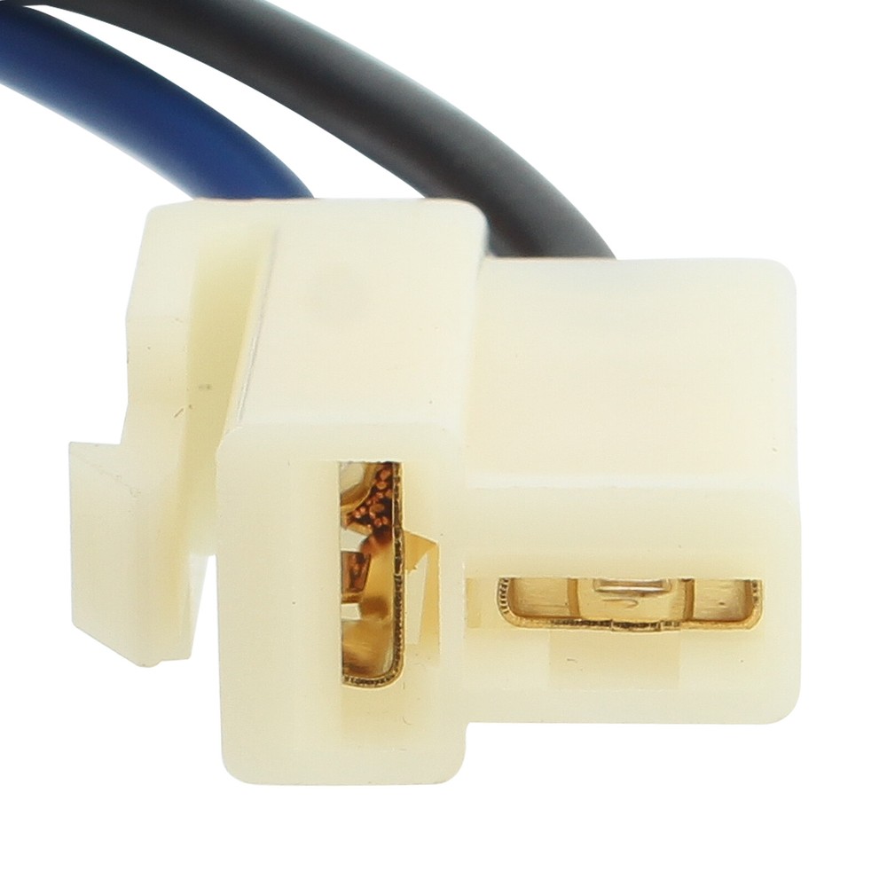 12" Universal Electric Cooling Fan 2 Terminal Pigtail Plug Wire Connector Socket