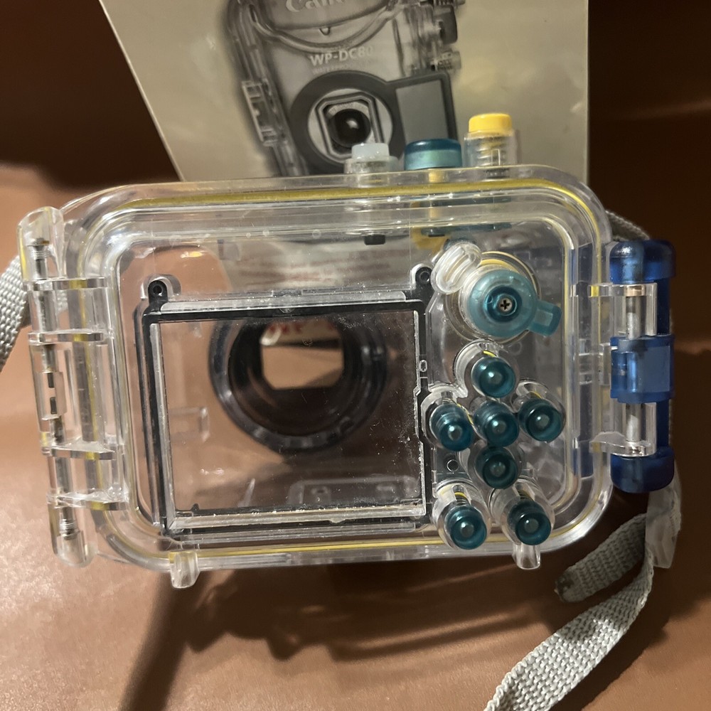 Canon WP-DC80 Digital Camera Waterproof Case Underwater w/ Box