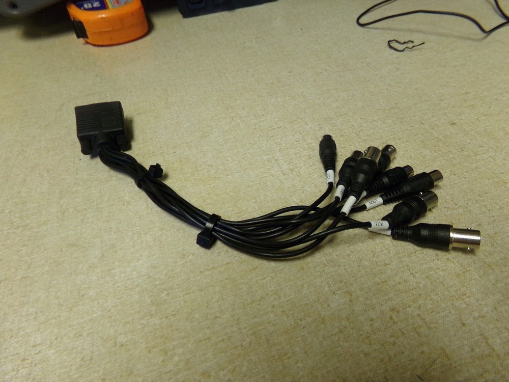 8-Terminal Security Camera Connector Cable *FREE SHIPPING*