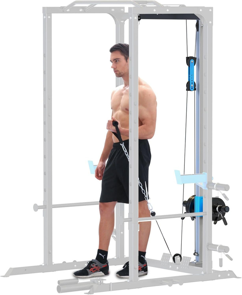 LAT Pull down Attachment for Power Cage, Multi-Functional Power Rack Optional Ca
