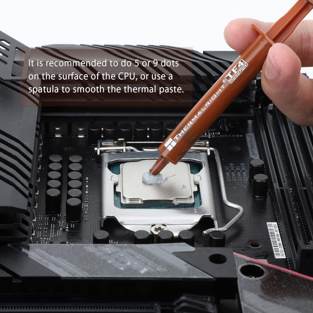 Durable 1.5g TF4 Thermal Paste for Optimal CPU/GPU Cooling - Easy Apply Tool