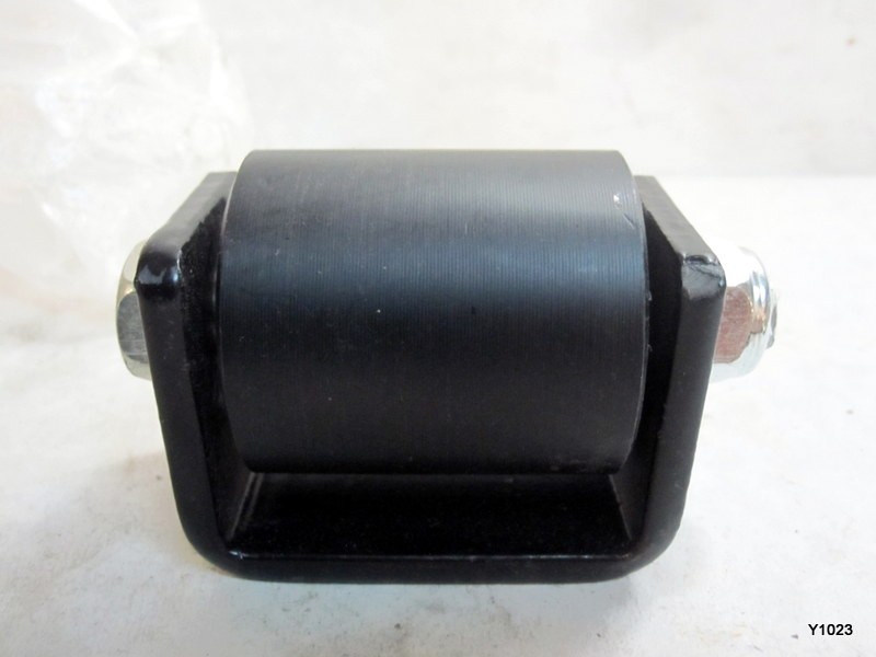 Sliding, Rolling Gate Guide Roller Black UHMW Roller 3"