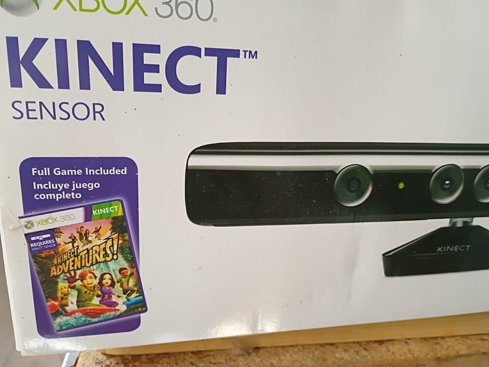 Microsoft Xbox 360 Kinect Motion Sensor Bar w/Kinect Adventures Game SEALED