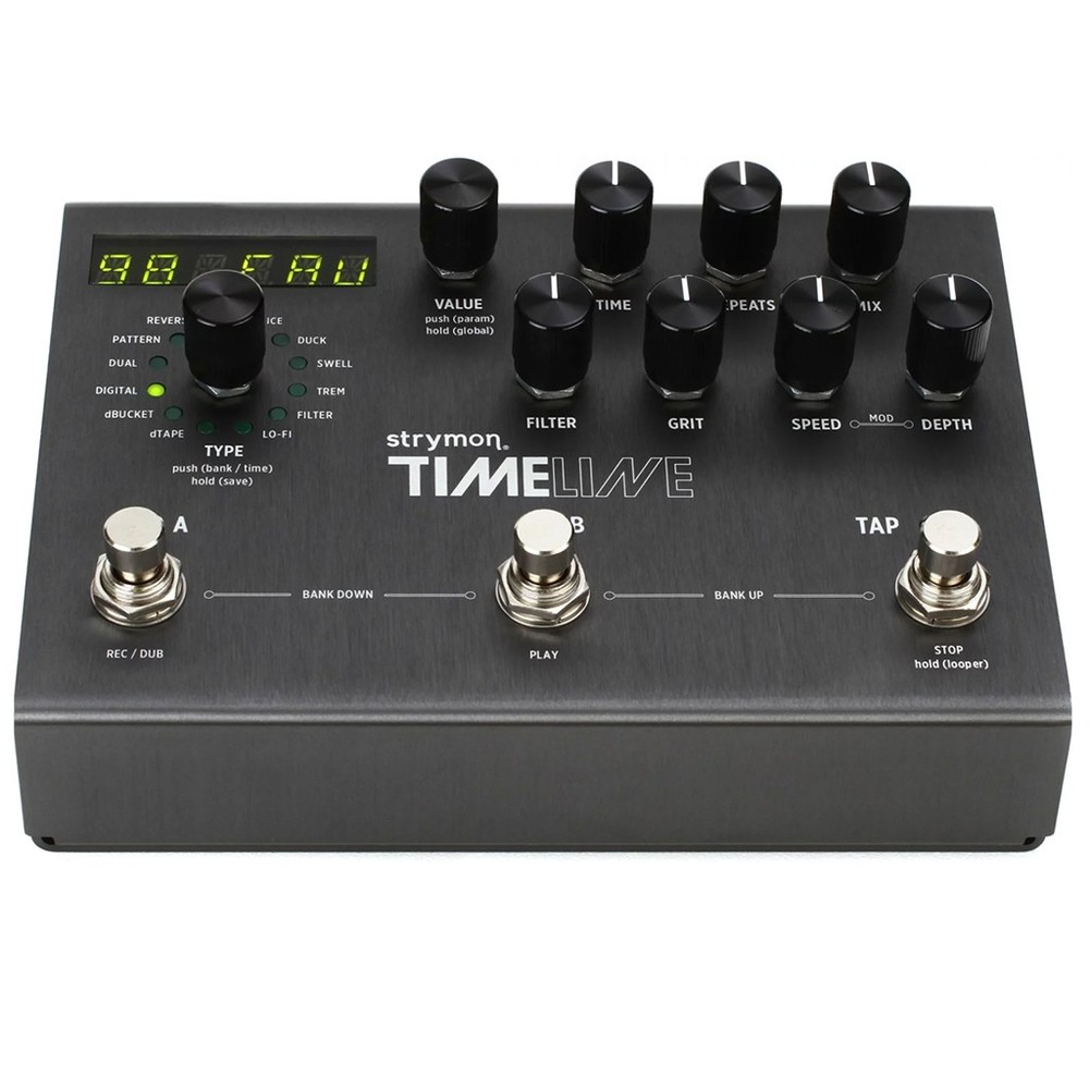 Strymon TimeLine Multidimensional Multi Delay Tap Tempo Guitar Effects Pedal