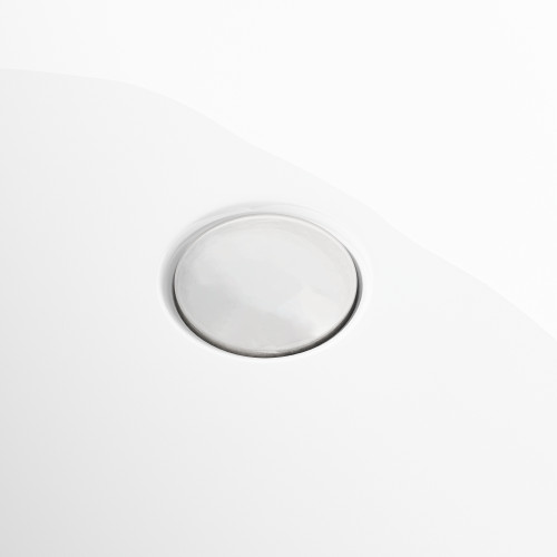 59 inch Acrylic Durable Deep Bathtub Glossy White Finish Freestanding Bathtub