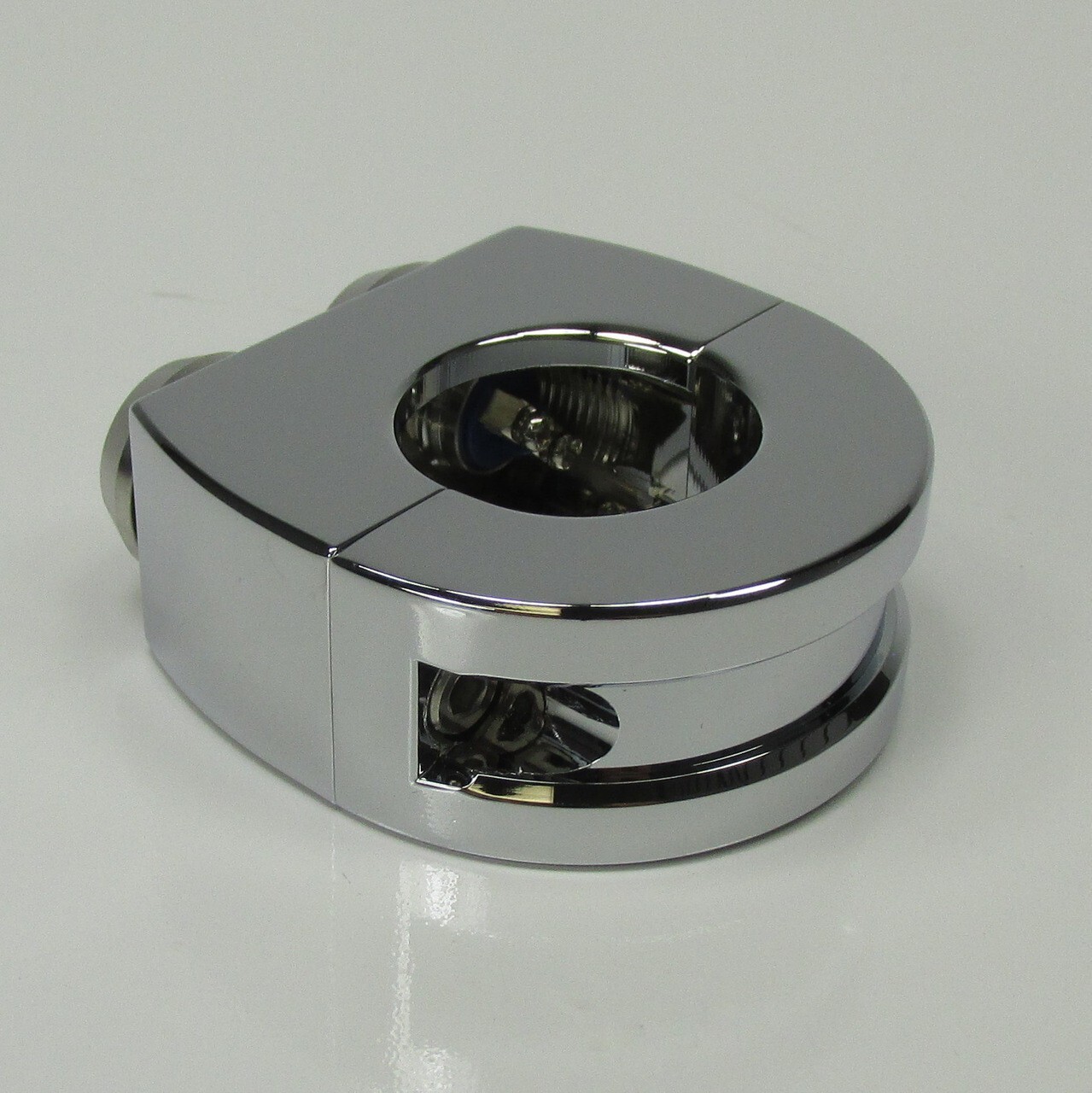 Billet Alum. 2-Button, Chrome Switch Block for 1" Handlebars Custom Chopper Cafe