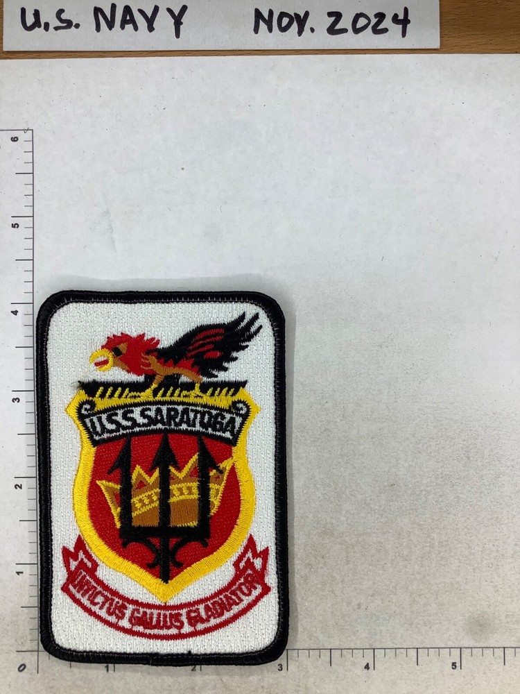 US NAVY USS SARATOGA SHIPS PATCH