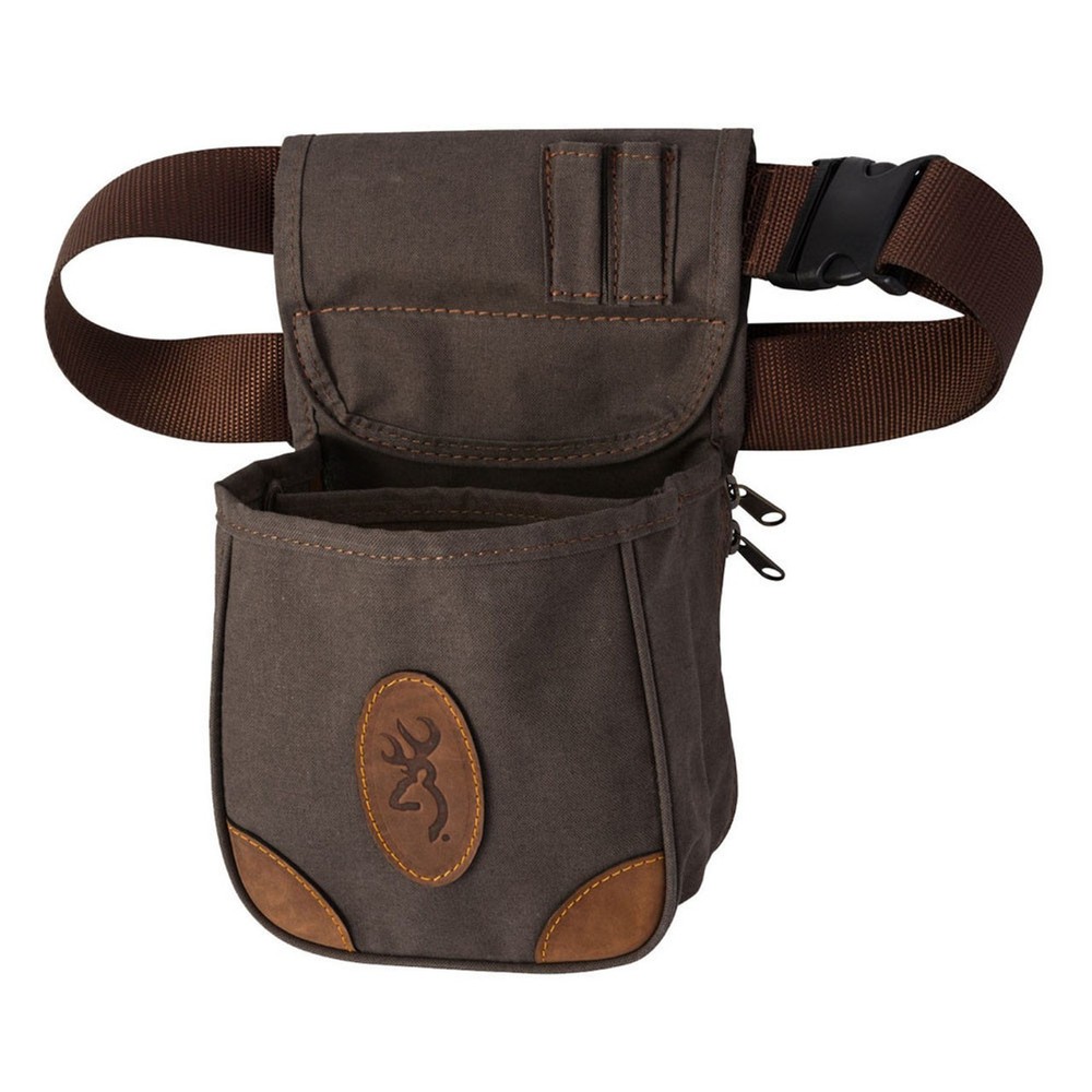 Browning Lona Canvas/Leather Shell Pouch