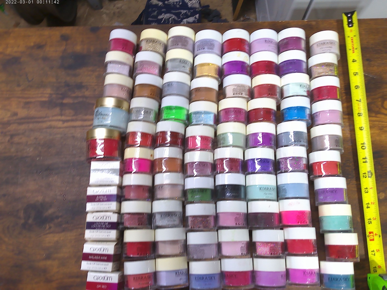 Kiara Sky dip powder HUGE LOT!!HUGE SALE!!70PC-BUY NOW!! $250.00 USED BEST PRICE